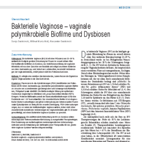 Bakterielle Vaginose - vaginale polymikrobielle Biofilme und Dysbiosen